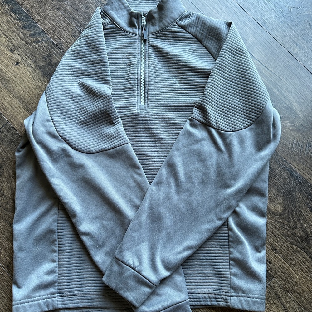 Men's Gray Callaway Quarter-Zip Sweater